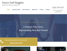 Tablet Screenshot of nancygailhuggins.com